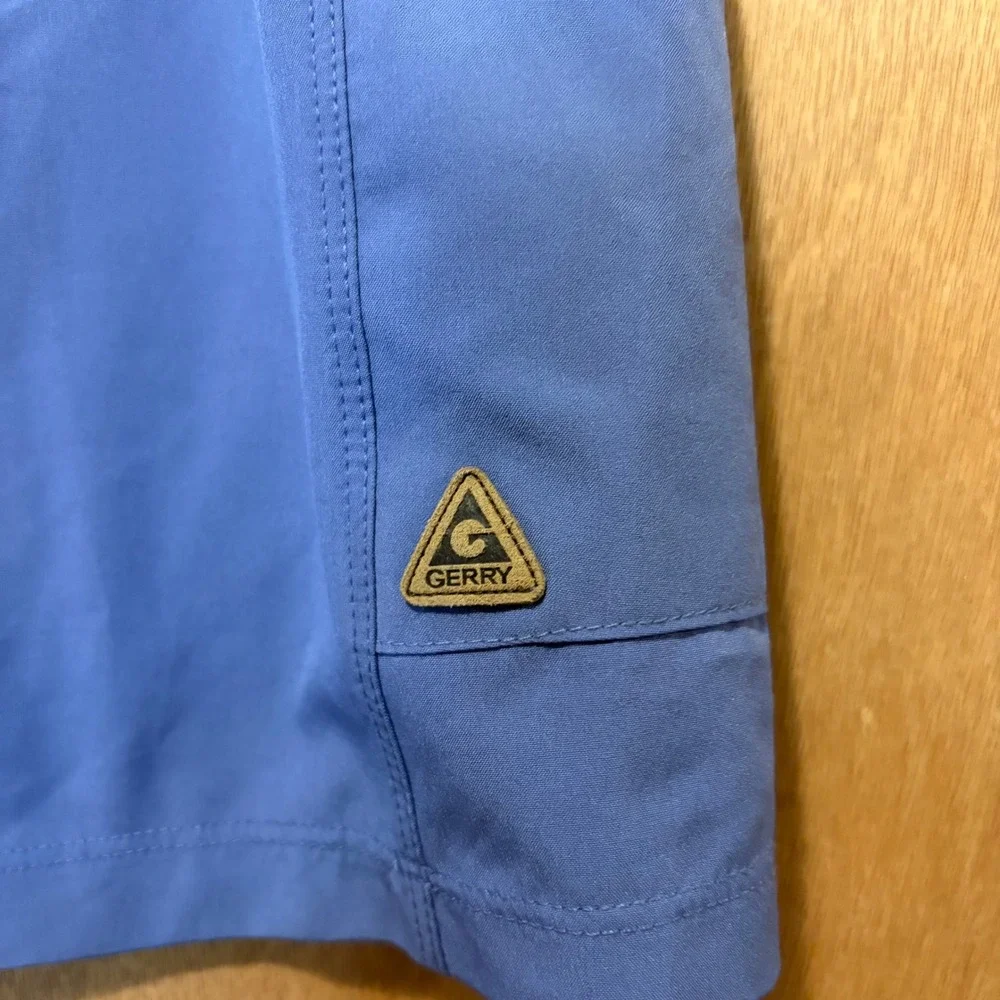 Gerry Cargo Utility Skort Medium Blue Hiking Gorpcore Active Travel Skirt *READ